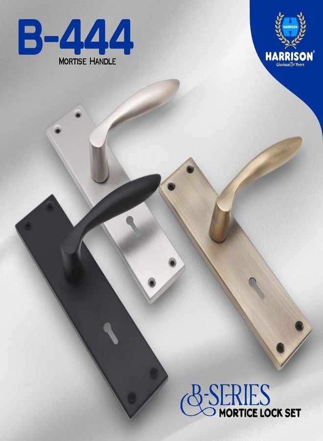 Harrison Door Locks for Main Door, Door Lock for Bedroom, Mortise Door Lock Set, Mortise Door Handle, Door Locks Handlesets with 3 Key | Black Finish | 22600 | for Office/Hotel/Home - Image 4
